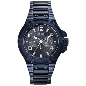 Blue Guess Rigor Multi-Function Men's Watch - W0218G4